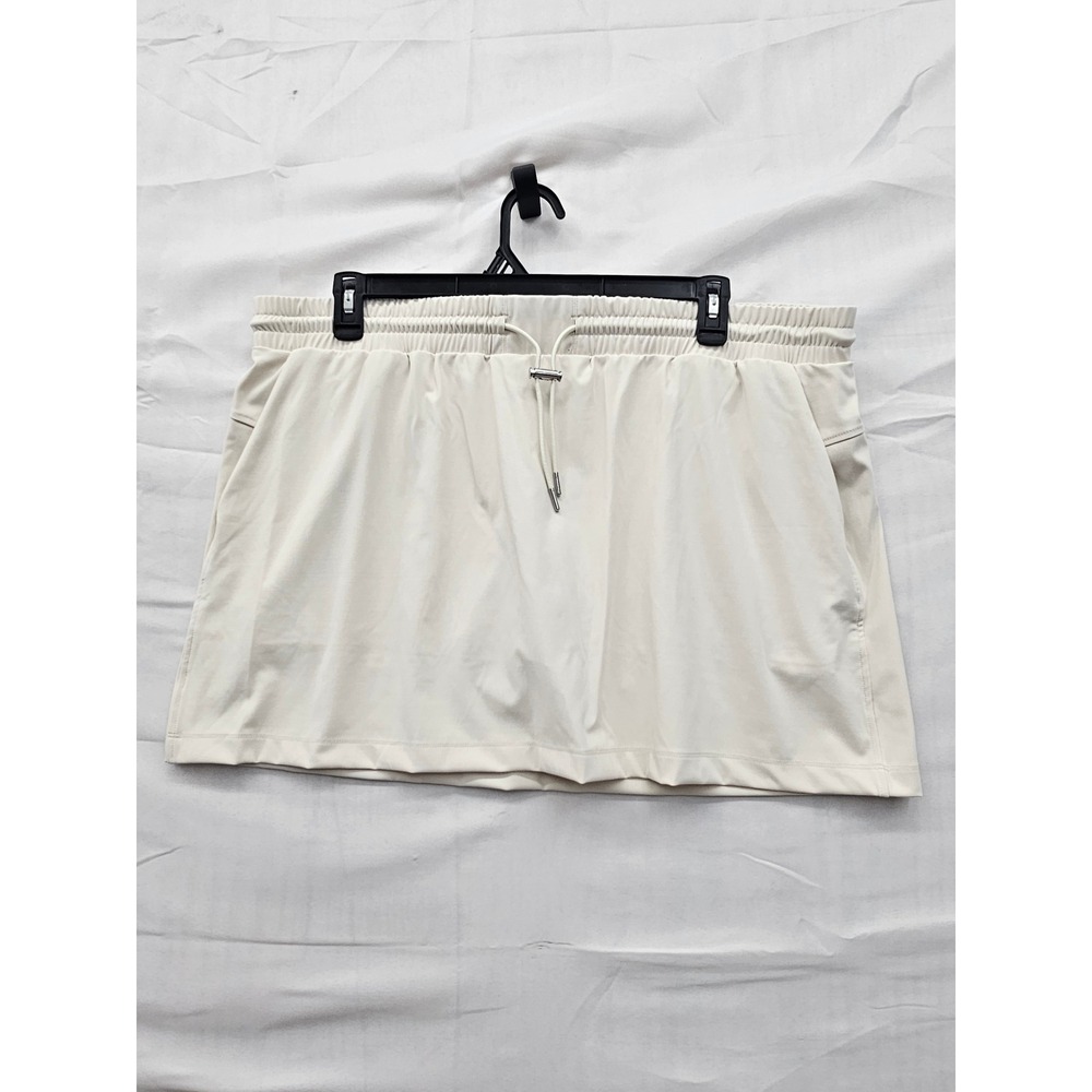 Member's Mark Womens Travel Skort Tan Nylon Blend Athletic Size XXL